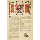 Coat of arms scroll 